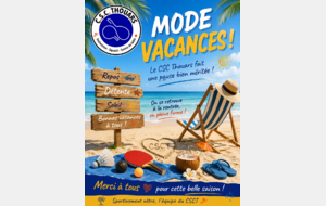 C'est les vacances au CSCT