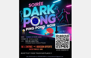 Soirée DarkPing du CSCT🏓🥳