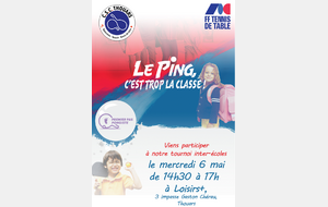 Premier Pas Pongiste du CSCT