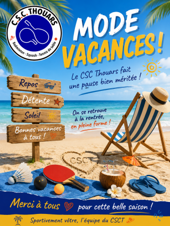 C'est les vacances au CSCT